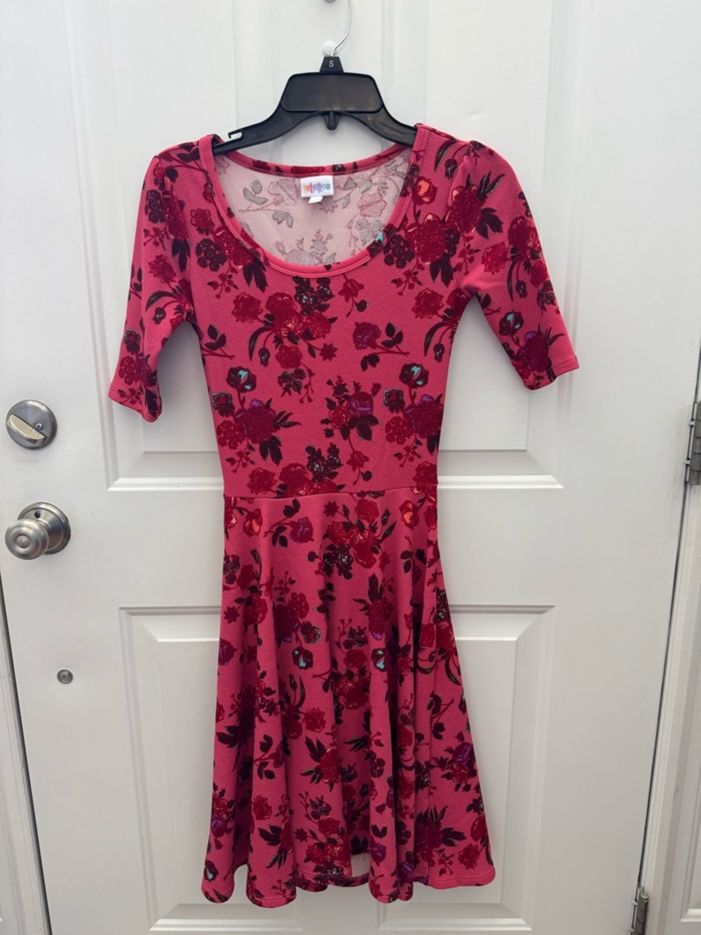 LuLaRoe size XXS Women’s Pink Floral Nicole Dress